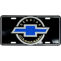 Hangtime Genuine Chevrolet embossed metal auto tag 6 x 12