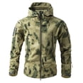 thumbnail image 1 of uikmnh Jackets For Men,Male Winter Skin Scratch Windproof Hooded MultiPocket Jacket,Size M, 1 of 4