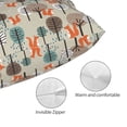 thumbnail image 3 of Rateoe Squirrels and Trees Pattern Decorative Pillow Case,Throw Pillow Covers,Plush Pillow Cover,Soft Pillow Case,Velvet Pillow Case-14"x20", 3 of 6