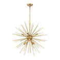 thumbnail image 5 of Timber 8 light Brass pendant, 5 of 11