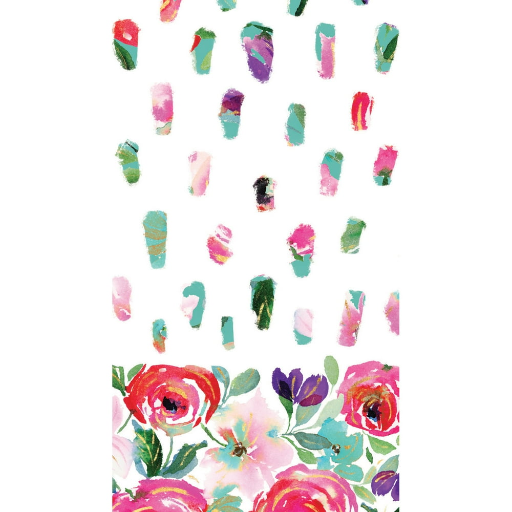 Evergreen Paper Guest Towel, 15 count, Boho Floral Party