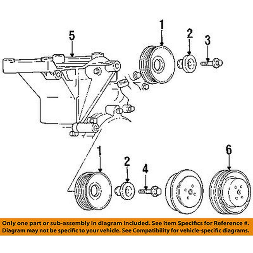 Jeep CHRYSLER OEM Grand Cherokee Belt or PulleyIdler Pulley Bracket