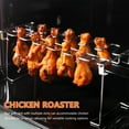 thumbnail image 3 of WORGEOUS Vertical Chicken Leg Grill Roasted Rack Holder Foldable Grilled, 3 of 7