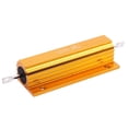 thumbnail image 3 of 4X Gold Aluminum Clad Power Resistor Resistance 100W, 2 Ohm 2R, 3 of 9