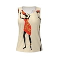 thumbnail image 4 of Gaeub African Women Women's Workout Tank Tops Lightweight Sleeveless Shirts for Women for Athletic Running Tennis Yoga - Small, 4 of 9