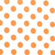 SheetWorld Fitted Sheet (Fits BabyBjorn Travel Crib Light) - Neon Orange Polka Dots