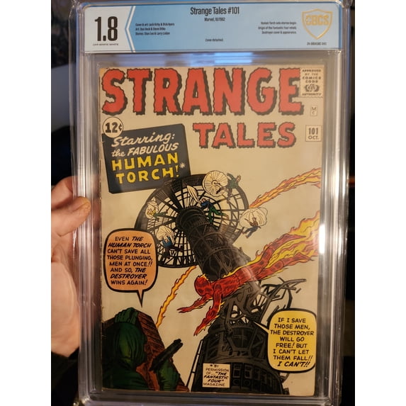 Strange Tales #101 - CBCS 1.8 Comic Book