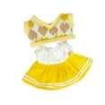 thumbnail image 3 of Rushawy 2 Pieces 20cm Doll Clothes Set Dress up Doll Clothing for Dolls Age 5-7 8-10 Yellow, 3 of 9