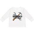 thumbnail image 3 of Inktastic Grandpa Little Helper Boys Long Sleeve Toddler T-Shirt, 3 of 5