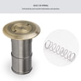 thumbnail image 1 of Zócalo A Prueba De Polvo Accesorios de cerradura de puerta antipolvo para piso de cobre para zócalo a prueba de polvo (bronce) Ndcxsfigh Libre de BPA, 1 of 3