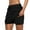 Black, variant on Tennis Skirts for Women, Short Athletic Drawstring Skorts, Built-in Shorts, Pockets, Breathable for Sports