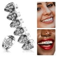 thumbnail image 4 of 1 Juego de parrillas para dientes de Hip Hop, novedad, soportes para dientes, joyería de Metal, parrillas para dientes, soportes decorativos, 4 of 5