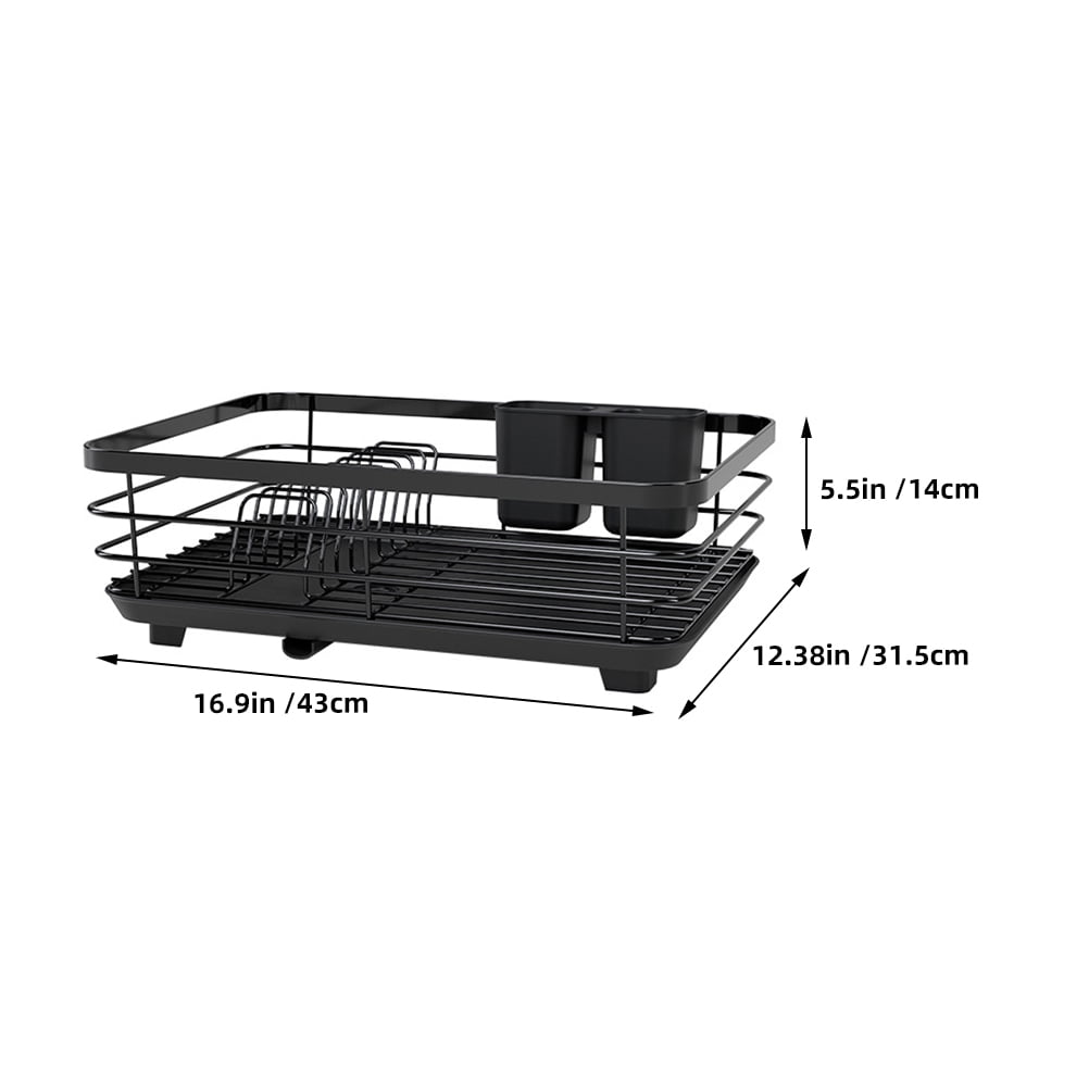 MLINS Draining Holder for Utensils Countertop Dish Drainer Household Kitchen Dish Drying Rack Bowl Holder