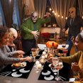 thumbnail image 4 of Fiudx Ofertas y liquidaciones Nuevos manteles individuales de Halloween, mesas de comedor, mesas de café, decoraciones para fiestas, manteles, tapetes aislantes del calor, manteles de lino con impres, 4 of 5