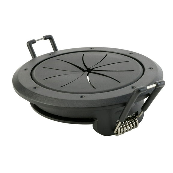 Construct Pro Speedy'Z Spring-Lock Cable Organizer Pass-Through Port (2” ID, Black)