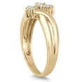 thumbnail image 2 of SZUL Women's 1/4 Carat TW Three Stone Diamond Ring in 10K Yellow Gold (J-K-L Color, I2-I3 Clarity), 2 of 3