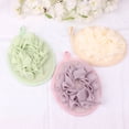 thumbnail image 3 of 6Pcs Bath Ball Bath Bubble Net Solid Color Bath Sponge Portable Bath Flower Bathing Accessories Purple Green Light Yellow for Each 2Pcs, 3 of 7