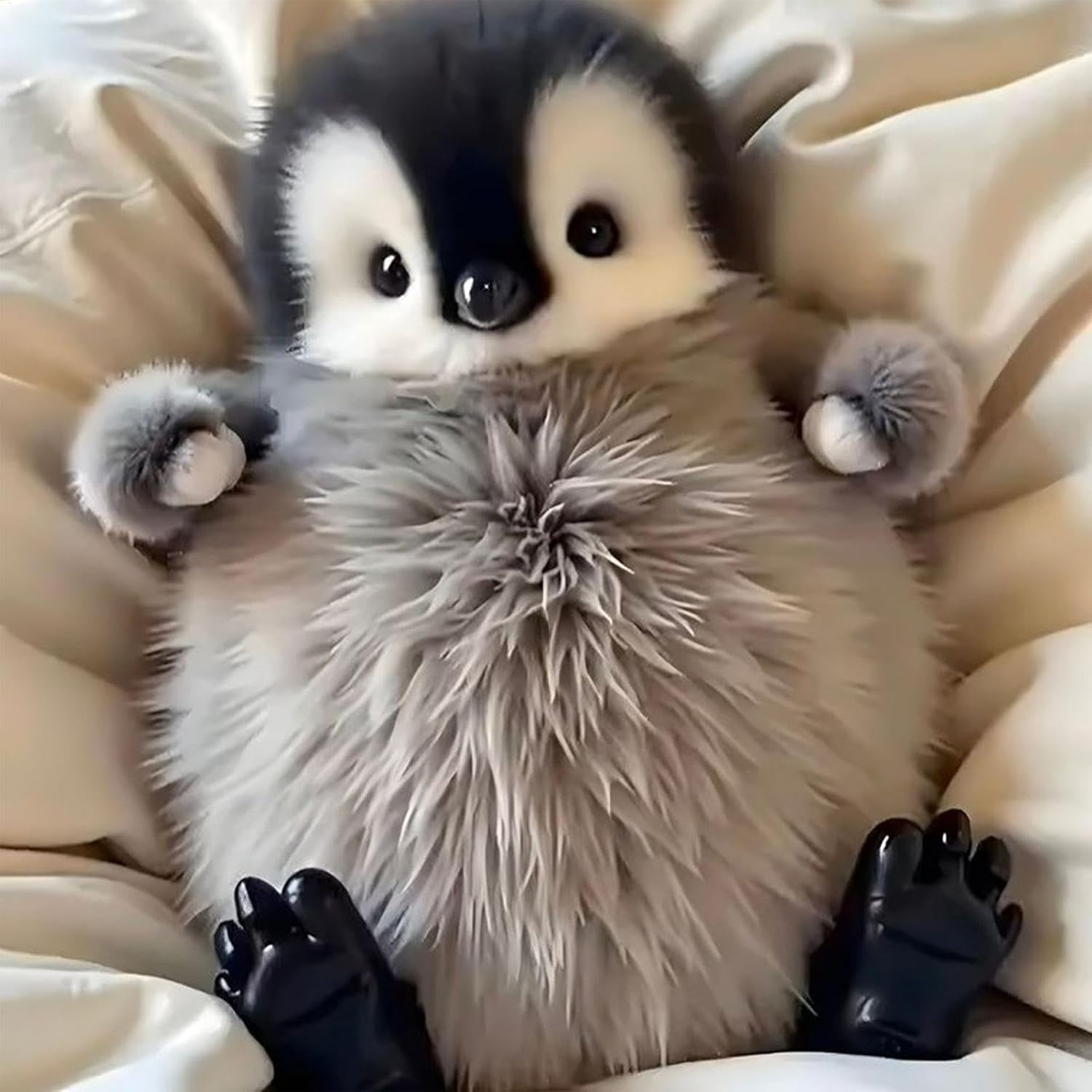 JIANEEXSQ Realistic Penguin Stuffed Animal - 9 Inch Cute Plush Toy Gift For Kids & Collectors