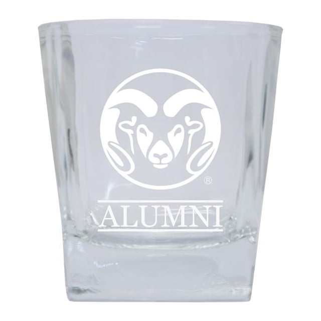 R & R Imports GLTB-C-COL20 ALUM Colorado State Rams 8 oz Etched Alumni Glass Tumbler