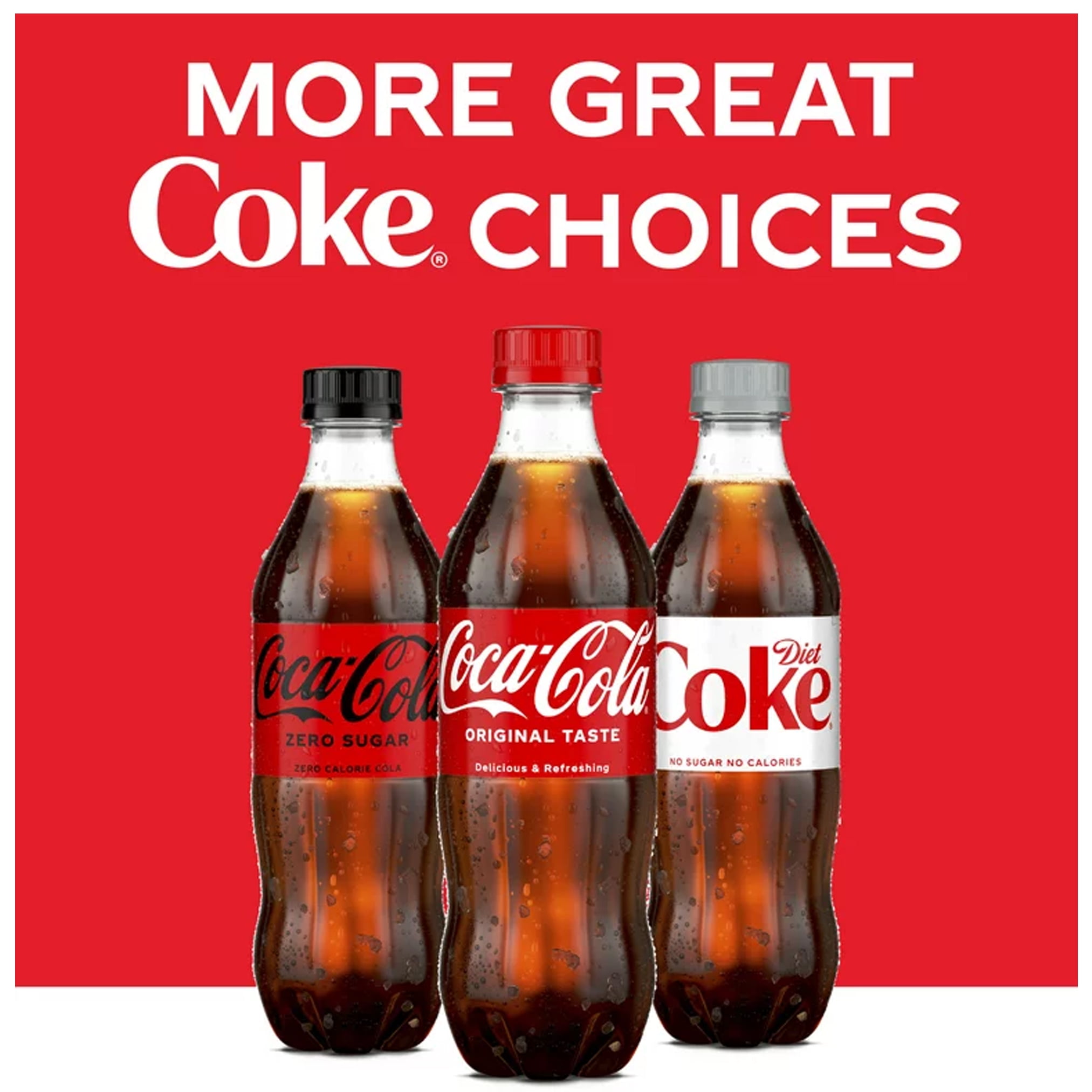 Coca-Cola Soda Pop, 16.9 fl oz, 12 Pack Bottles