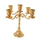 thumbnail image 4 of Candelabro retro para decoración de escritorio, ideal para bodas, fiestas, hogar y bar. 5 rama de oro, 4 of 6