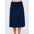 thumbnail image 5 of Calypsa Women's and Women's Plus High Waisted Long Swim Skort with Attached Shorts, 5 of 11