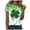 Green A1 st patricks day, variant on Funny St Patricks Day Shirt Women's Tops Lucky Irish Shamrock Paddy's Day Graphic Tees Tops Green XL