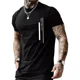 thumbnail image 1 of Camiseta Para Hombre Playera Negra Casual Deportivo Elástico, 1 of 8