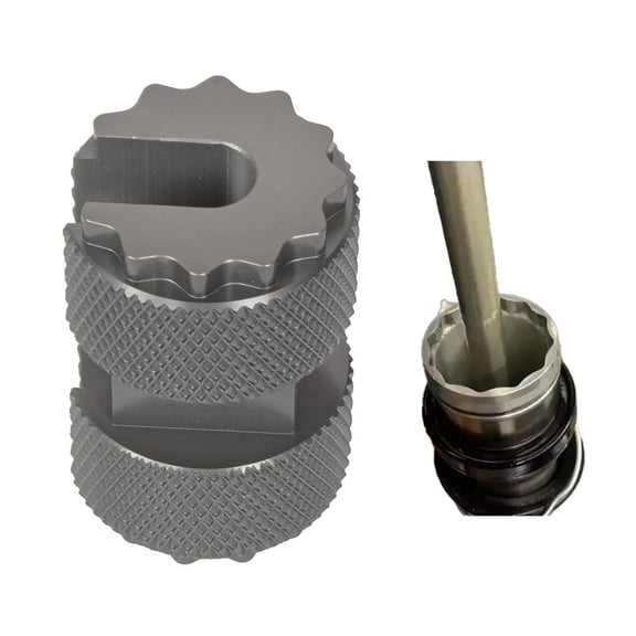 Porotmotor Motorcycle Fork Rod Guide Wrench Inner Tube Removal Wrench Fits 41/43mm Forks