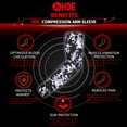 thumbnail image 4 of HDE Arm Compression Sleeves for Kids Youth Sports Basketball Shooting Black Digital 2 Count - S, 4 of 5