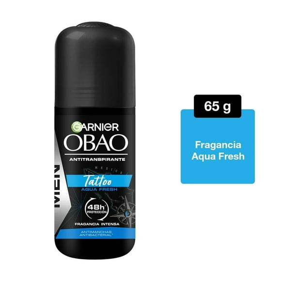 Antitranspirante Garnier Obao for Men Tattoo Co-Creación 3.0 Roll on 65 g