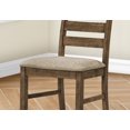 thumbnail image 4 of Monarch Specialties Dining Chair, 38" Height, Dining Room, Kitchen, Set Of 2, Side, Upholstered, Antique White, Beige Linen Look, Transitional, 4 of 4