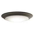 thumbnail image 2 of 43848OZLED27T-Kichler Lighting-1 Light Flush Mount - with Utilitarian inspirations - 1.25 inches tall by 7.5 inches wide-Olde Bronze Finish-2700 Color, 2 of 2