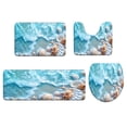thumbnail image 2 of WWC 4‑Piece Bathroom Rug Set, Soft Non‑Slip Absorbent Bath Mat, U-Shape Contour Toilet Mat & Runner Rug for Bathroom and Shower Room, 2 of 7