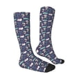 thumbnail image 4 of Lsque Bamboo Panda Printed Crew Socks Men's Women's LightWeight Thin Casual Calf Socks ,Knee High Socks,Cotton Socks, 4 of 9