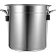 thumbnail image 1 of Stainless Steel Stockpot Silver 1Set 8.9In Diameter 20L Capacity, 1 of 7