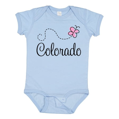 

Inktastic Butterfly Colorado Gift Baby Girl Bodysuit
