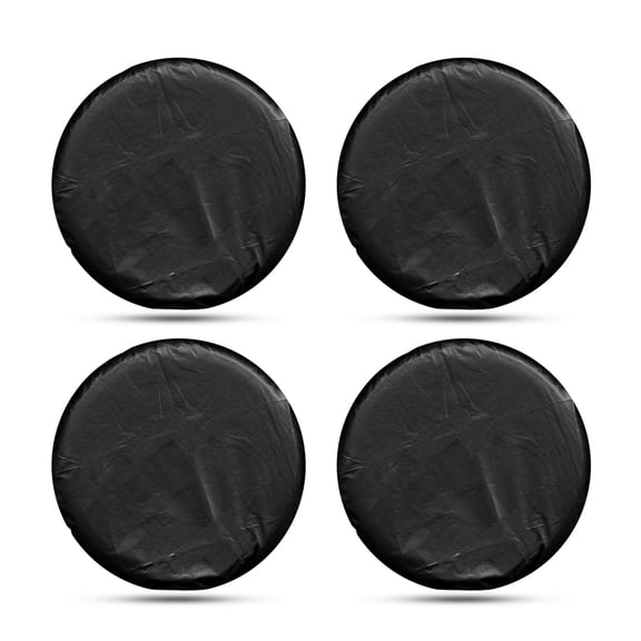4pcs Universal 24"-26"/27''-29"/30''-32"/36''-39" Car SUV Tire Cover Case Aluminum Film Waterproof Tire Wheel Sun Protectors