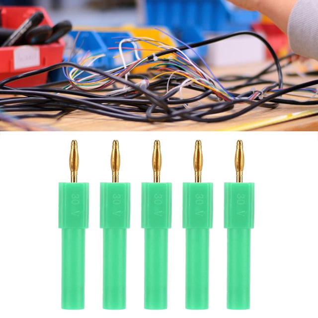 5 Conectores Banana Para Altavoz, Conector De Altavoz, Conector Banana, Conversión De Conector Banana, Conectividad Fuerte, Buena Conductividad, Conector Banana De Conversión De