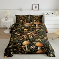 thumbnail image 6 of Manfei Kawaii Mushroom 3pcs King Size Comforter Sets,Floral Daisy Bedding Comforter Set,Botanical Plants Super Cozy Bedding Set,Microfiber Teens Bedroom Decor,Reversible, 6 of 8