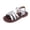 Silver, variant on Ruyang Roman Sandals for Baby Girls Open Toe Cross Strap Rubber Sole Shoes Summer Lightweight Soft Sole Beach Sandals