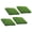 Green, variant on 4Pcs Realistic Grass Turf Tile Interlocking Grass Deck Tiles for Garden Lawn Balcony Flooring Decoration Pad