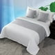 thumbnail image 5 of Toalla de cama de hotel, estilo europeo, 50 x 240 cm, individual, bandera, resistente a las arrugas y un toque decorativo para una lujosa renovación de dormitorios y habitaciones de, 5 of 8
