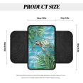 thumbnail image 6 of Chririnla Car Center Console Cushion Pad Sea Turtle Tropical Print Soft Auto Center Console Cover SUV, with Pockets Car Arm Rest Covers, 6 of 6