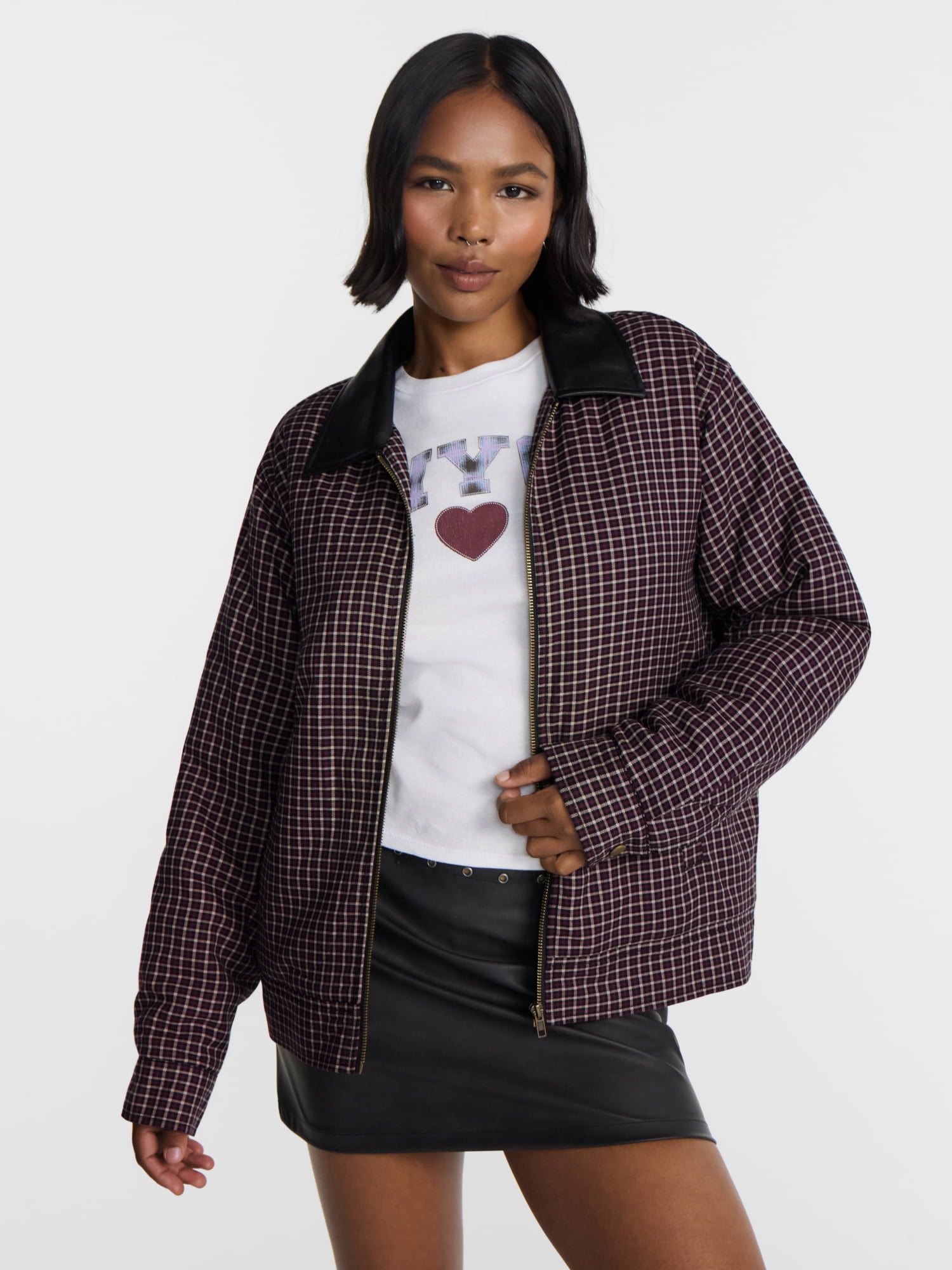 No Boundaries Workwear Jacket, Women's XXS-XXL