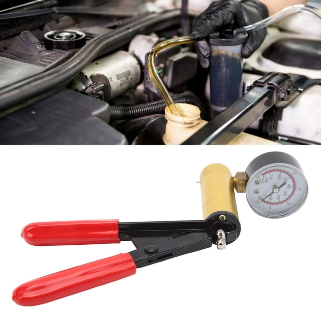 Brake Vacuum Bleeder Kit, Diagnose Tool Durable Hand Held Vacuum Pump Tester Kit Universal Sturdy for Bike Car Truck