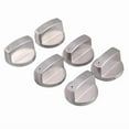 thumbnail image 4 of KNACK - Silver 6Pcs Gas Stove Knobs Cooker Oven Kitchen Control Metal Replace, 4 of 6
