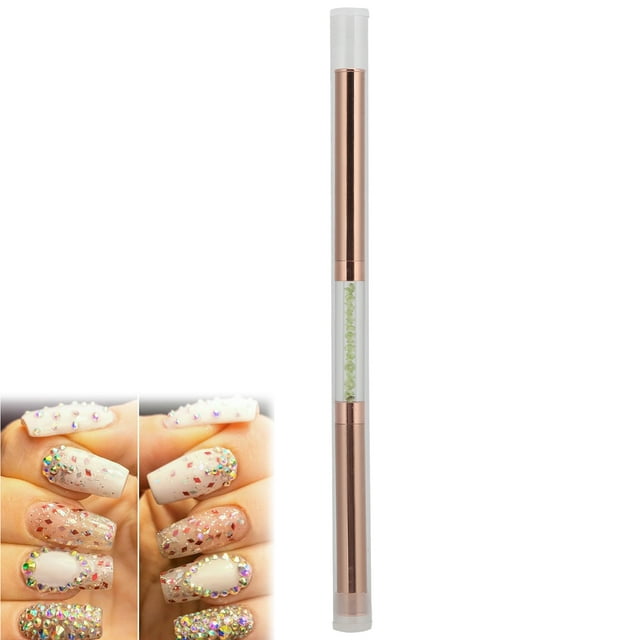 Dotting Pen, Rhinestone Pickup Nail Art Dotting Pen Dual Ended Convenient Use Practical For Nail Technician For Nail Salon