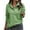 Green, variant on Kaemgyyd Womens Sweatshirt Fleece Long Sleeve Lapel Half Button Casual Sweatshirts Lightweight Loose Pullover Tops with Pocket