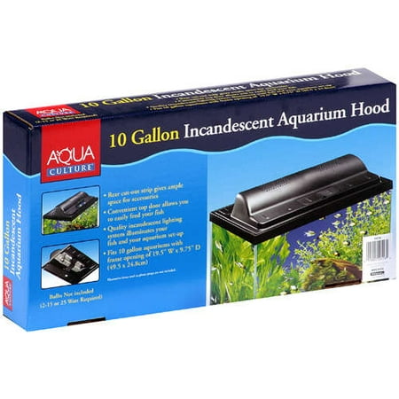 Aqua Culture Incandescent 10 Gallon Aquarium Hood